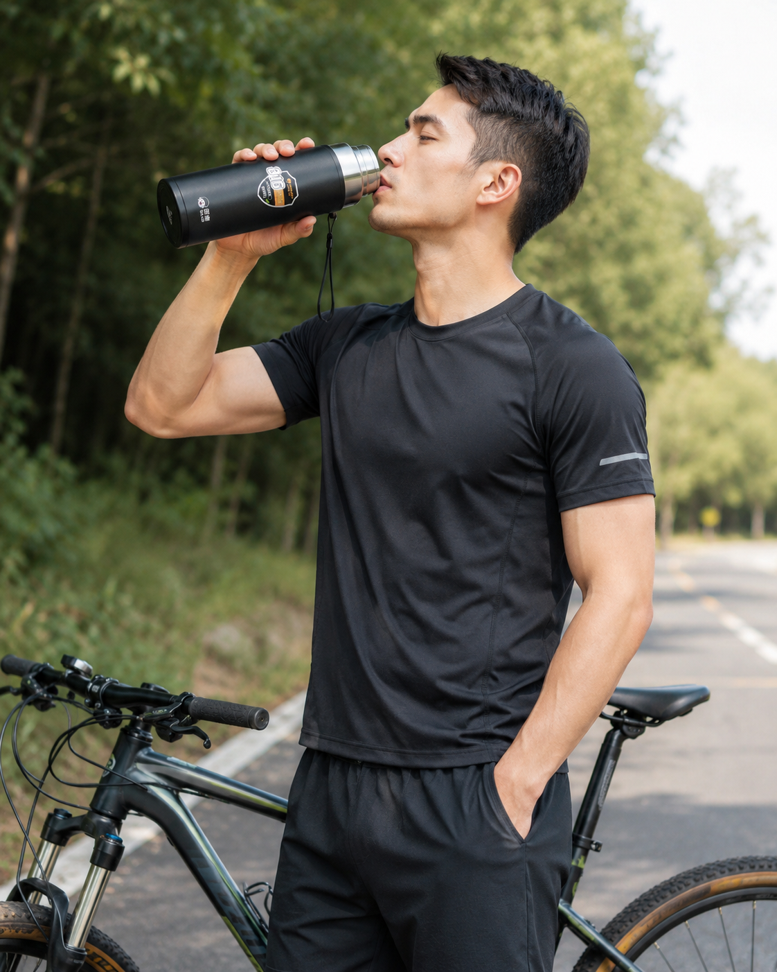 D.KADI 800ml Vacuum Flask SUS316 Stainless Steel Thermos Bottle | 24 Hours Hot & Cold | Leakproof Water Bottle